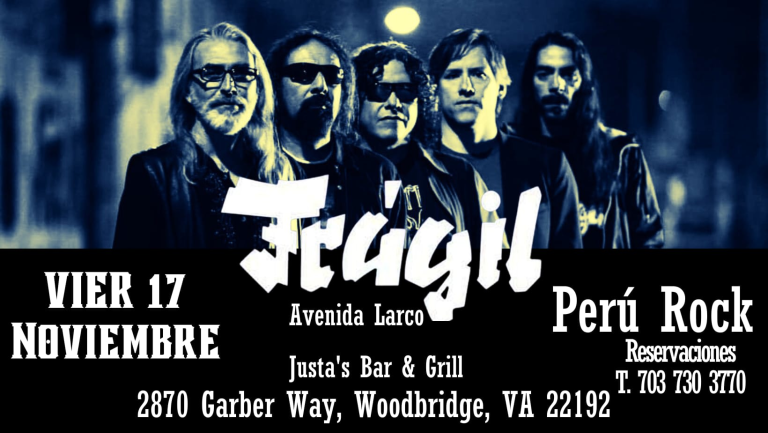 Event - FRAGIL CELEBRANDO 42 AÑOS DE AV. LARCO / FRAGIL CELEBRATING 42 YEARS OF AV. LARCO - Woodbridge, Virginia - November 17, 2023 | concert tickets