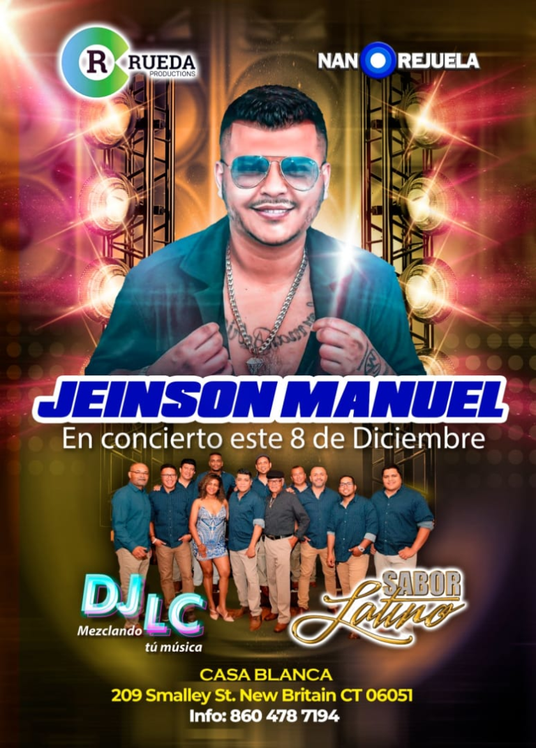 Event - Jeinson Manuel en concierto  - New Britain, Connecticut - December 8, 2023 | concert tickets