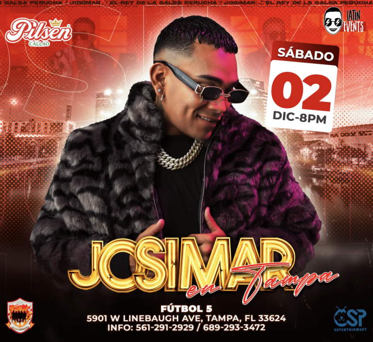Event - TAMPA Vol 1 CON JOSIMAR Y SU YAMBU  - Tampa, Florida - December 2, 2023 | concert tickets