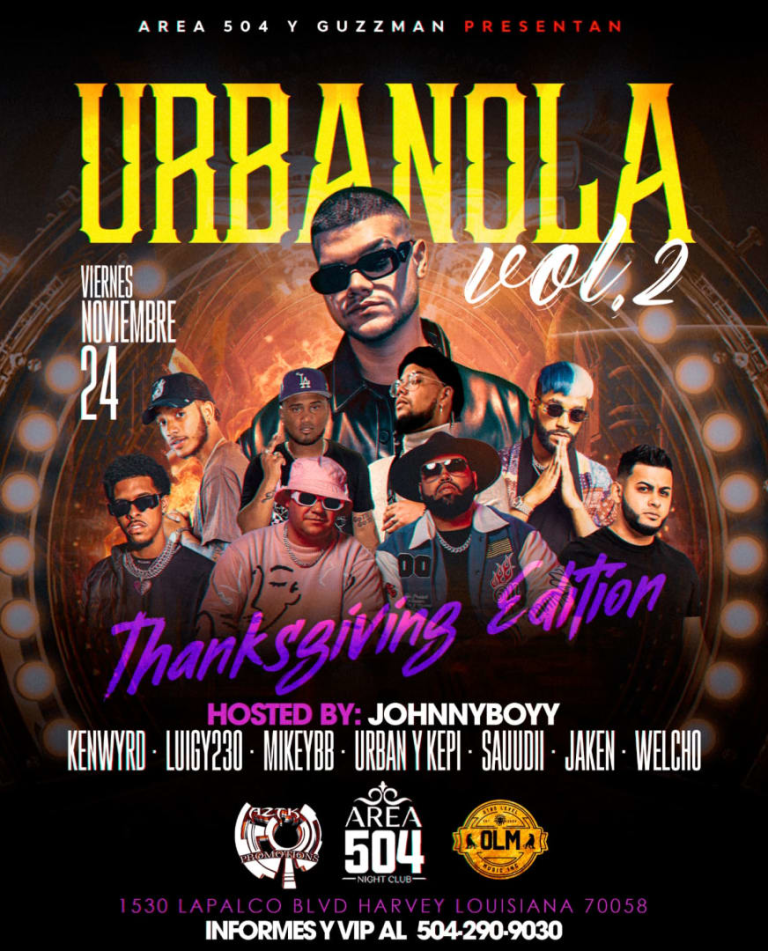 Event - URBANOLA - Harvey, Louisiana - November 24, 2023 | concert tickets
