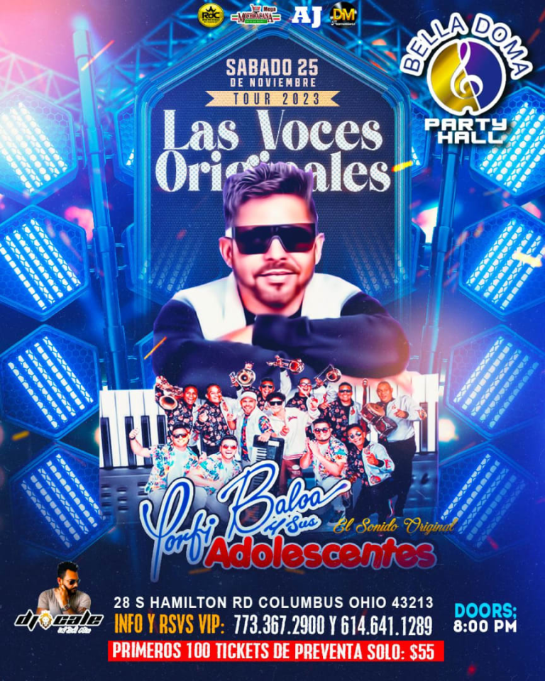 Event - PORFI BALOA Y SUS ADOLESCENTES EN CONCIERTO ! - Columbus, Ohio - 25 de noviembre de 2023 | concert tickets