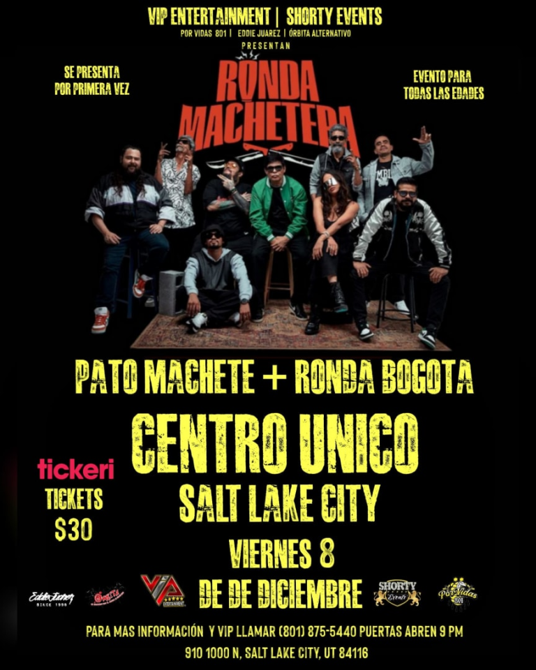 Event - RONDA MACHETERA by PATO MACHETE + RONDA BOGOTA IN SALT LAKE CITY, UTAH - Salt Lake City, Utah - December 8, 2023 | concert tickets