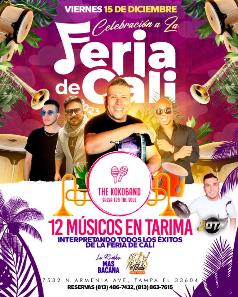 Event - Homenaje Feria de Cali Tampa 2023 - Tampa, Florida - December 15, 2023 | concert tickets