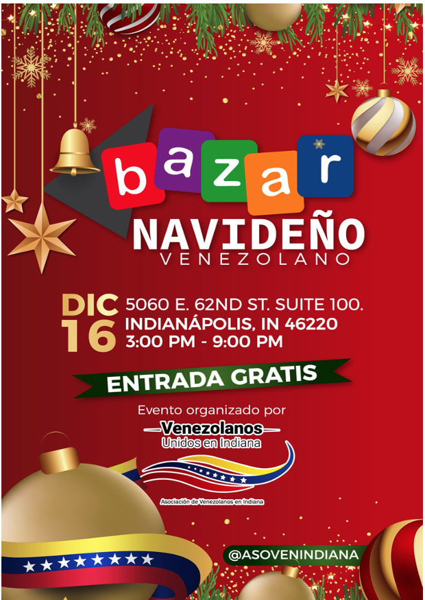 Event - GRATIS - 1er. Bazar Navideño Venezolano - Indianapolis, Indiana - 16 de diciembre de 2023 | concert tickets