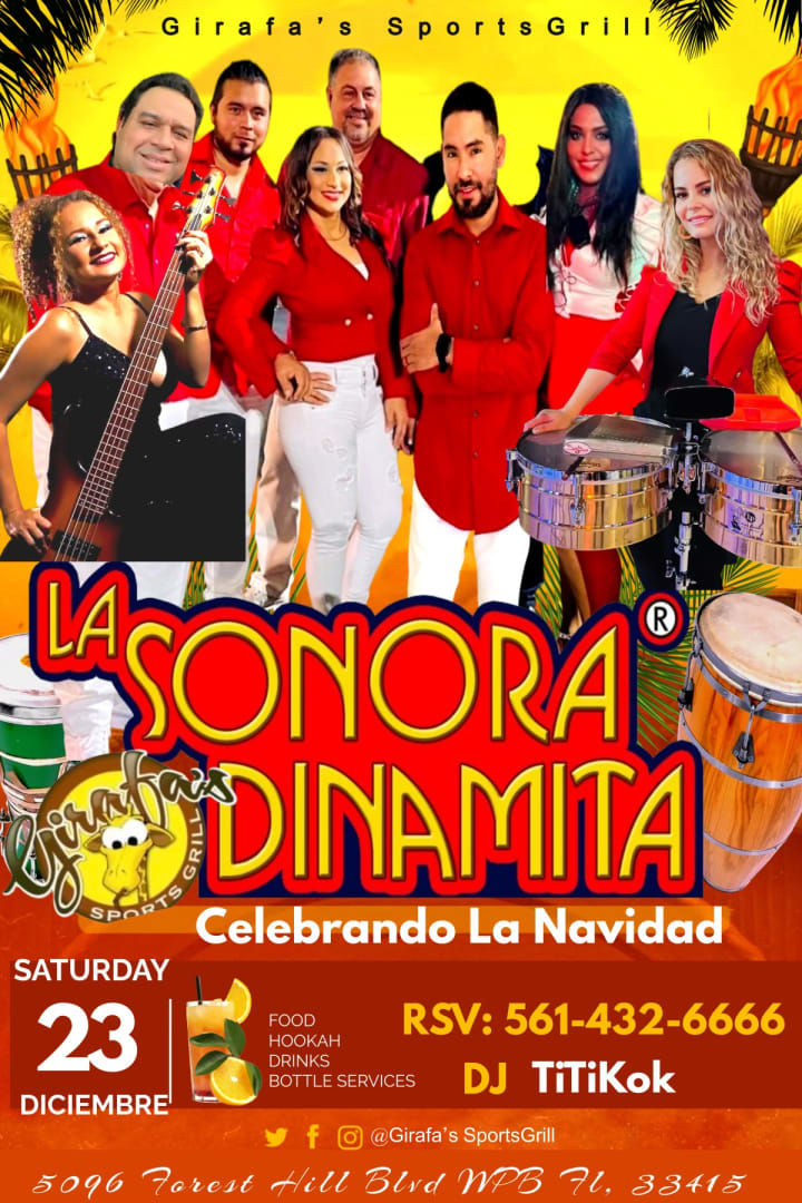 Event - LA SONORA DINAMITA en CONCIERTO en WEST PALM BEACH !! - West Palm Beach, Florida - December 23, 2023 | concert tickets