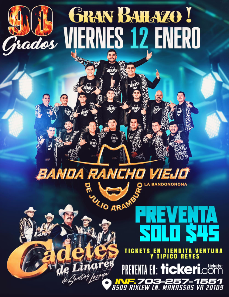 Event - Banda Rancho Viejo - Manassas, Virginia - January 12, 2024 | concert tickets