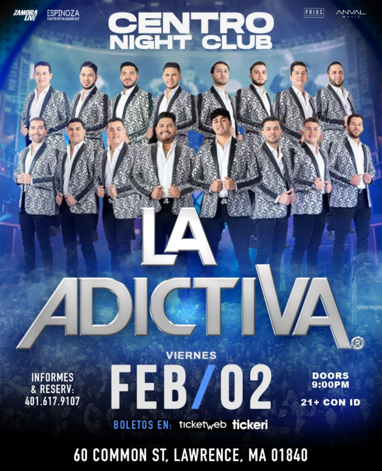 Event - BANDA LA ADICTIVA en vivo en Lawrence, MA - Lawrence, Massachusetts - February 2, 2024 | concert tickets