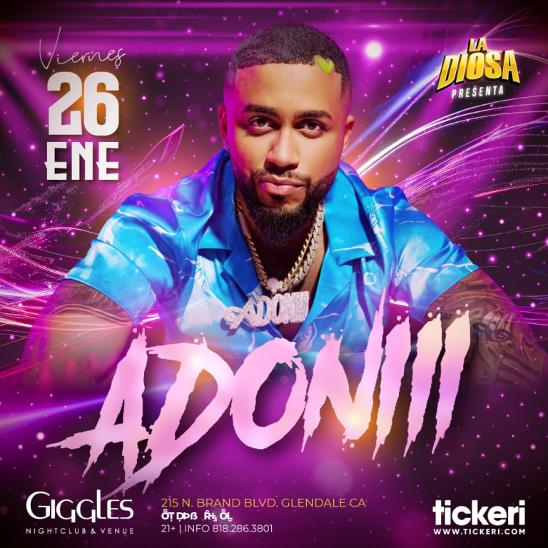 Event - DJ ADONI EN LOS ANGELES - Glendale, California - January 26, 2024 | concert tickets