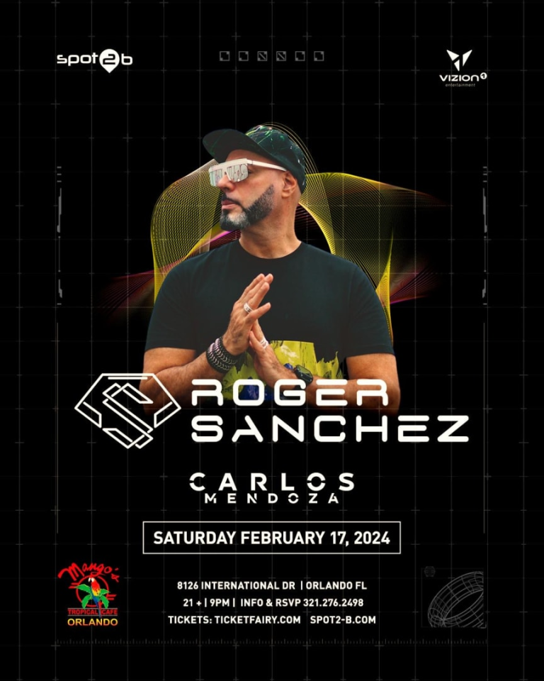 Event - Roger Sanchez at Mangos Orlando - Orlando, Florida - February 17, 2024 | concert tickets