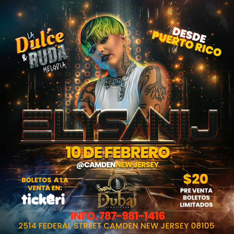 Event - ELYSANIJ @ Camden New Jersey (Dubai Night Club) - Camden, New Jersey - February 10, 2024 | concert tickets