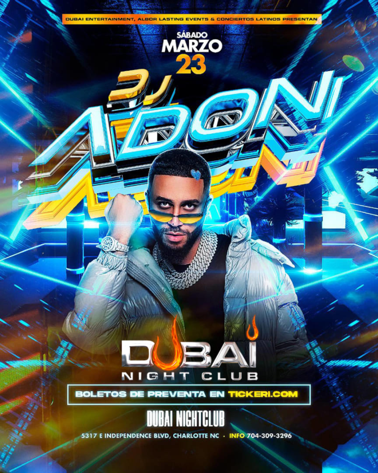 Event - DJ ADONI EN VIVO ! - Charlotte, North Carolina - March 23, 2024 | concert tickets