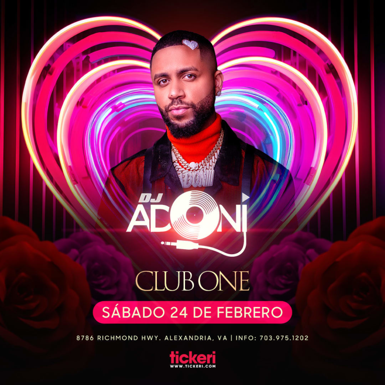 Event - DJ ADONI EN VIVO ! - Alexandria, Virginia - 24 de febrero de 2024 | concert tickets
