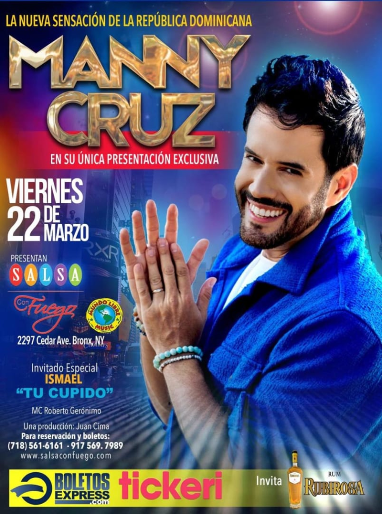 Event - Manny Cruz Exclusivo - Bronx, New York - March 22, 2024 | concert tickets