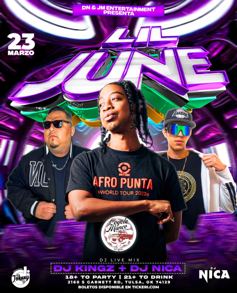 Event - Lil June Afro Punta @Coyote Manco - Tulsa, Oklahoma - March 23, 2024 | concert tickets