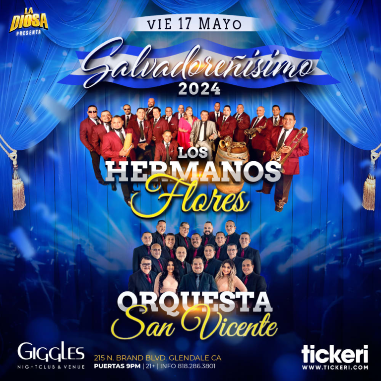 Event - LOS HERMANOS FLORES Y ORQUESTA SAN VICENTE EN LOS ANGELES - Glendale, California - 17 de mayo de 2024 | concert tickets