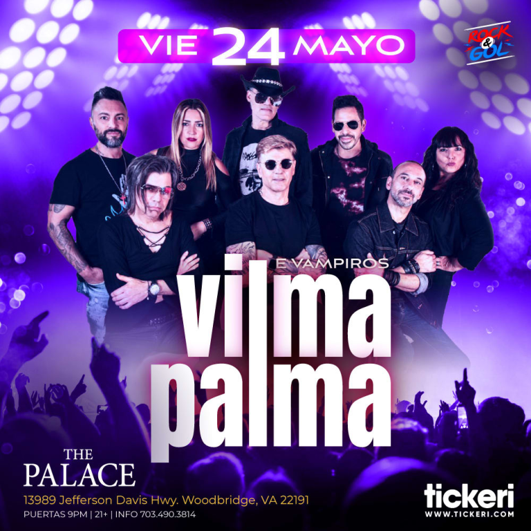 Event - VILMA PALMA E VAMPIROS EN VIRGINIA - Woodbridge, Virginia - May 24, 2024 | concert tickets
