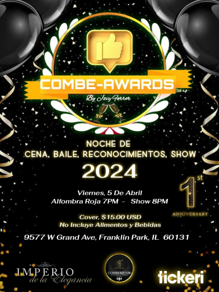 Event - Combe-Awards by Javy Ferrer  - Franklin Park, Illinois - April 5, 2024 | concert tickets