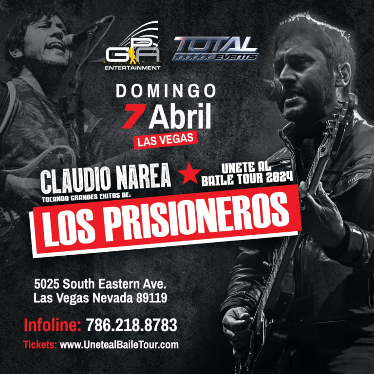 Event - LAS VEGAS**UNETE AL BAILE TOUR GRANDES EXITOS  "LOS PRISIONEROS"  - Las Vegas, Nevada - 7 de abril de 2024 | concert tickets