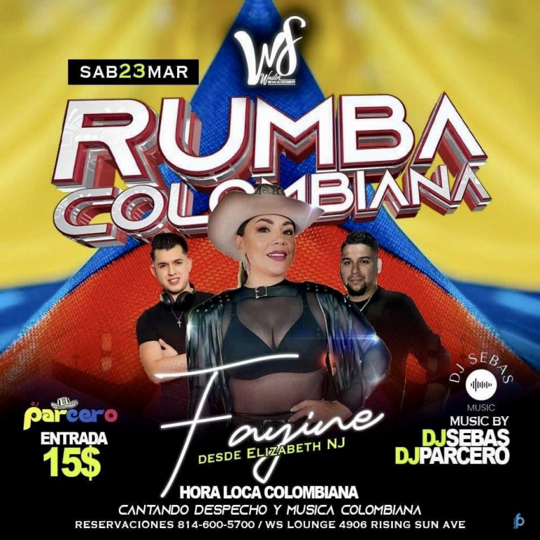 Event - Rumba Colombiana y show en vivo Fayine, musica popular  - Philadelphia, Pennsylvania - March 23, 2024 | concert tickets