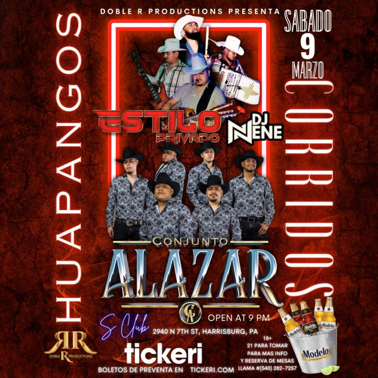 Event - HUAPANGOS Y CORRIDOS - Harrisburg, Pennsylvania - March 9, 2024 | concert tickets
