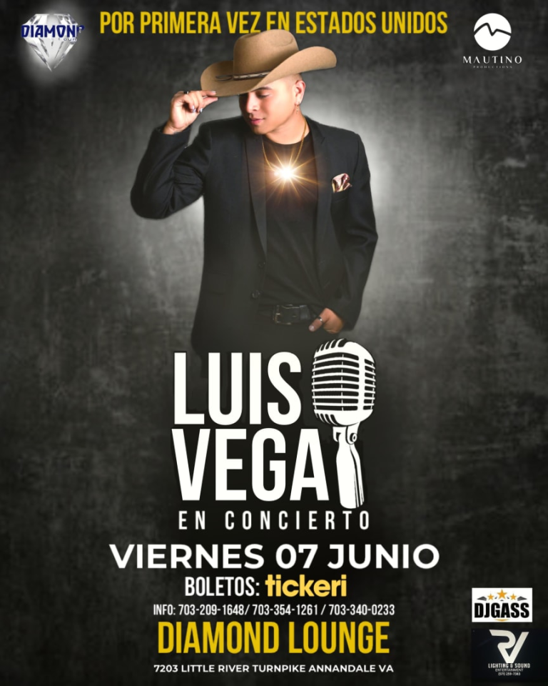 Event - LUIS VEGA EN CONCIERTO ! - Annandale, Virginia - June 7, 2024 | concert tickets
