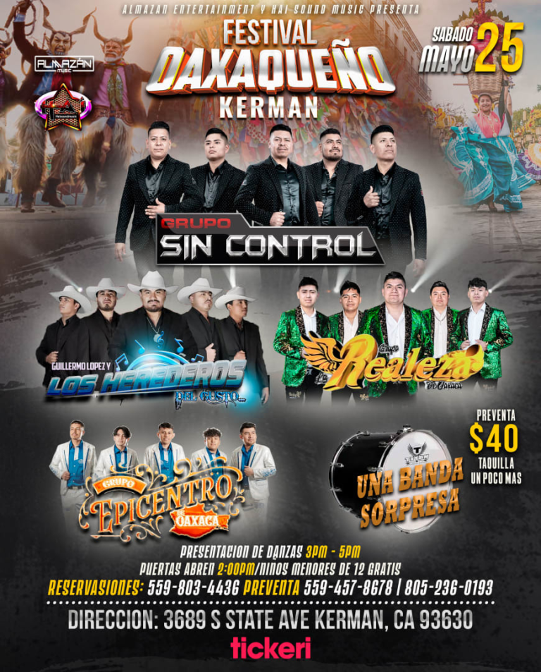 Event - Festival Oaxaqueño Kerman  - Kerman, California - May 25, 2024 | concert tickets
