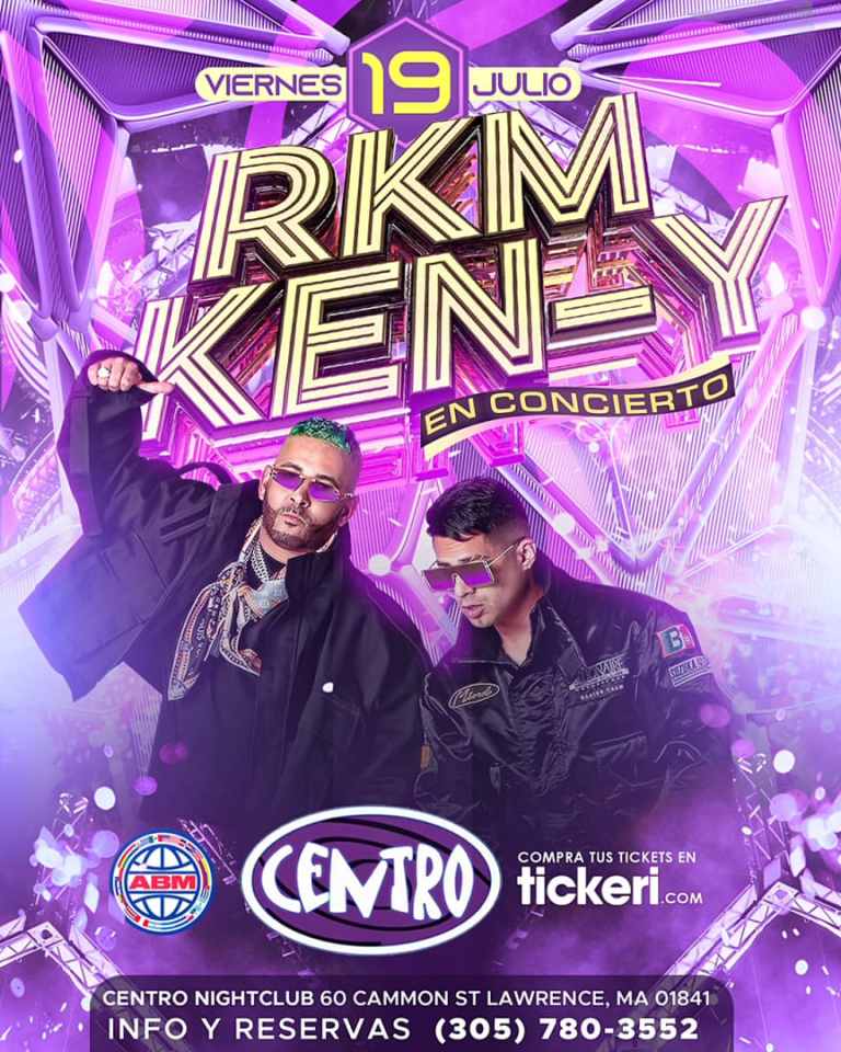 Event - RKM & KEN Y - EN LAWRENCE, MA - CENTRO NIGHTCLUB - ESTE VIERNES JULIO 19, 2024 - TICKETS DISPONIBLE YA!!! - Lawrence, Massachusetts - July 19, 2024 | concert tickets