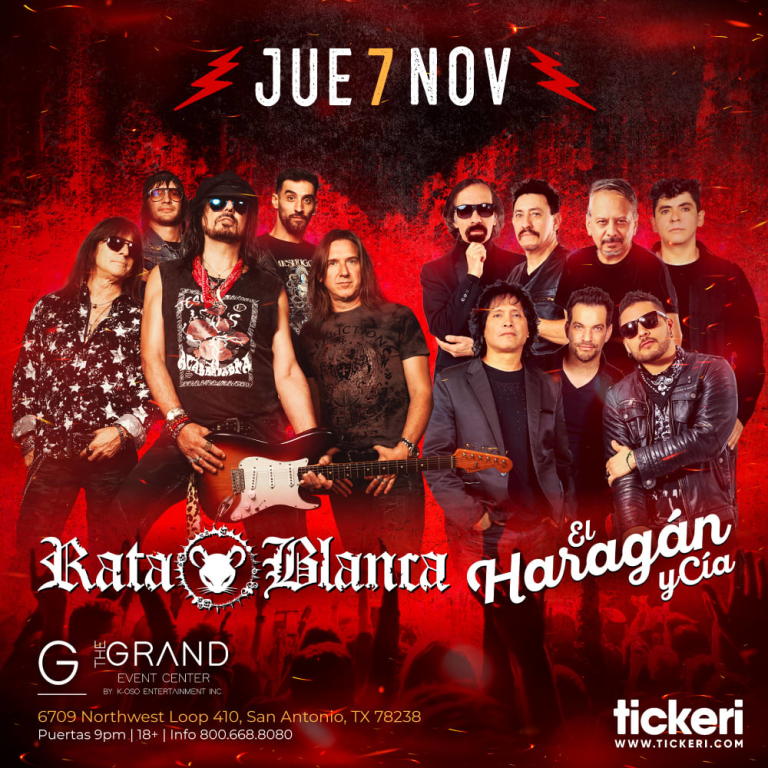 Event - RATA BLANCA , EL HARAGAN Y CIA EN SAN ANTONIO - San Antonio, Texas - November 7, 2024 | concert tickets
