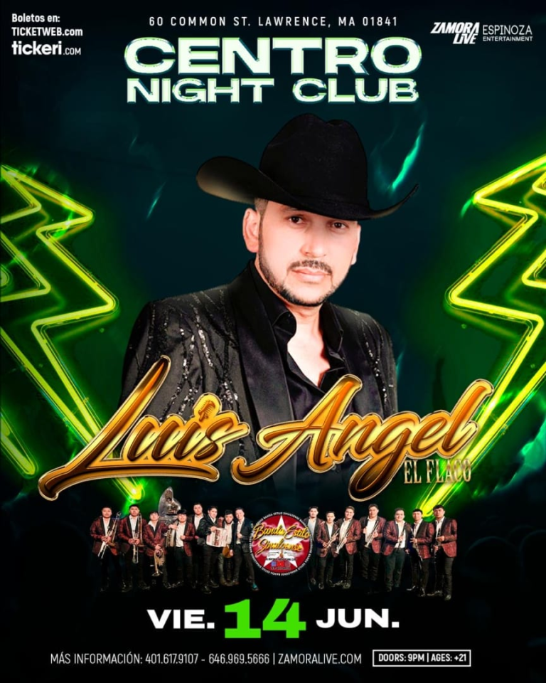 Event - LUIS ANGEL • EL FLACO • en vivo en Lawrence, MA - Lawrence, Massachusetts - June 14, 2024 | concert tickets