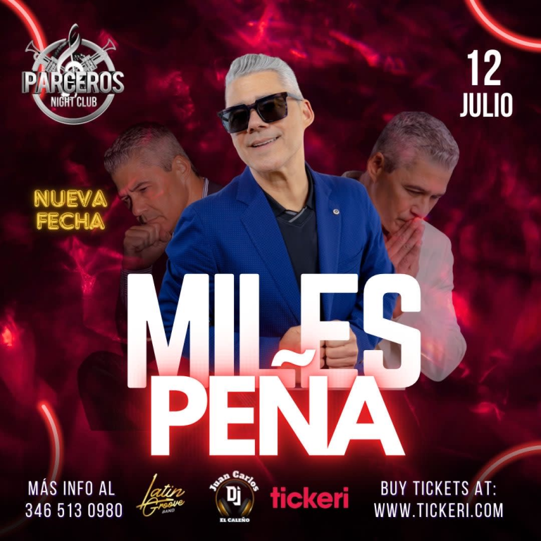 Event - Miles Peña en Houston TX - Houston, Texas - July 12, 2024 | concert tickets