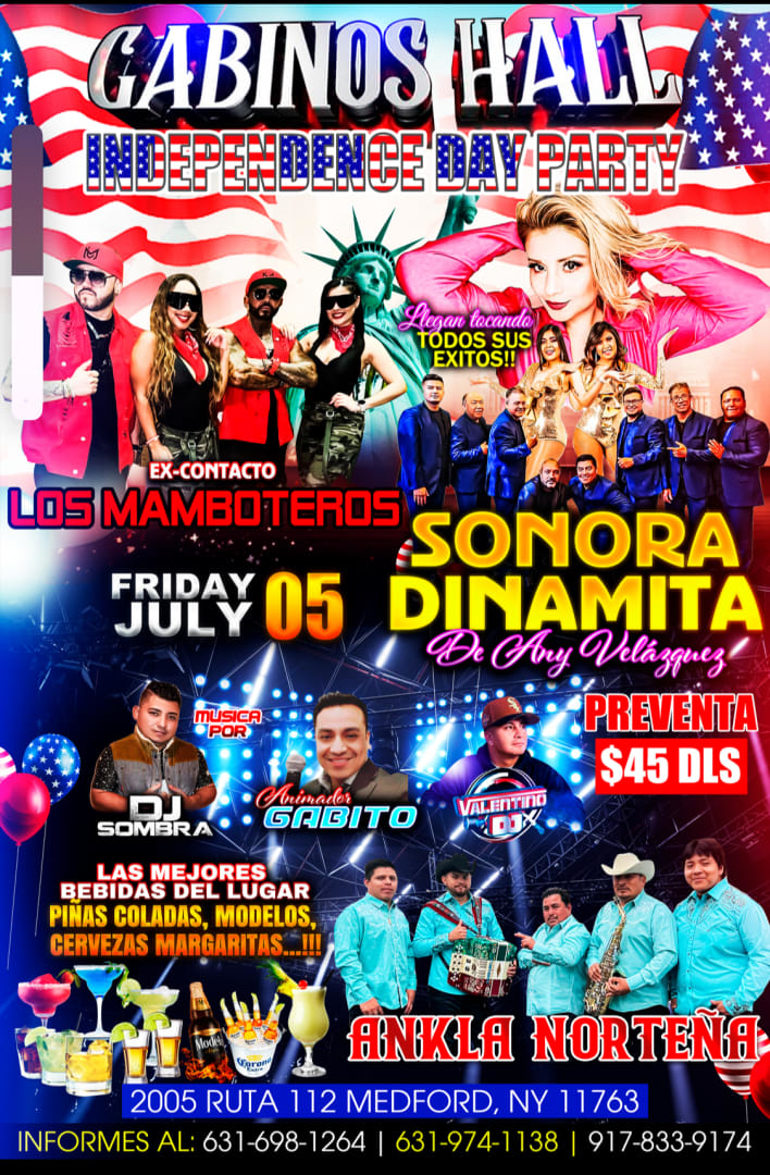Event - INDEPENDANCE DAY PARTY - Medford, New York - July 5, 2024 | concert tickets