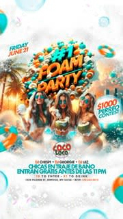 Event - Fiesta de espuma viernes 21 junio en coco loco de West Virginia  - Inwood, West Virginia - June 21, 2024 | concert tickets