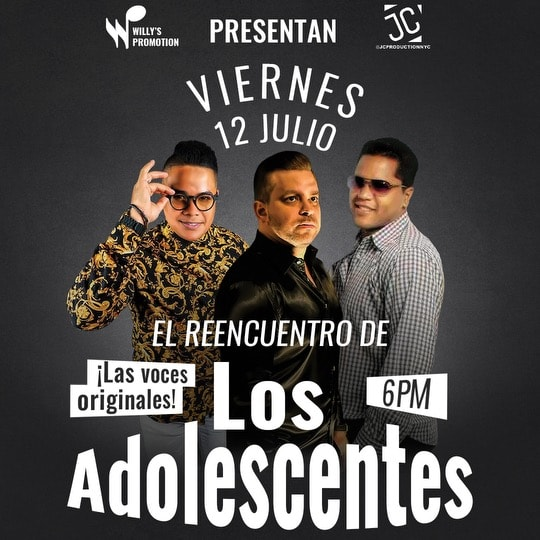 Event - Los Adolescentes en Margaritas Cafe Freeport  - Freeport, New York - July 12, 2024 | concert tickets