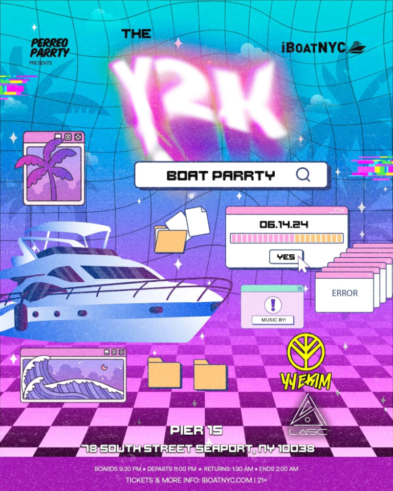 Event - The Y2K Boat Party | Latin & Reggaeton Cruise NYC - New York, New York - June 14, 2024 | concert tickets