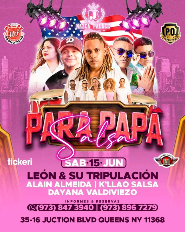 Event - EL LEON Y SU TRIPULACION - K'LLAO SALSA- ALAIN ALMEIDA EN NEW YORK  - Corona , New York - 15 de junio de 2024 | concert tickets