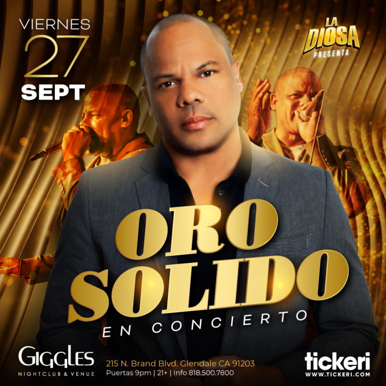 Event - ORO SOLIDO EN LOS ANGELES - Glendale, California - September 27, 2024 | concert tickets