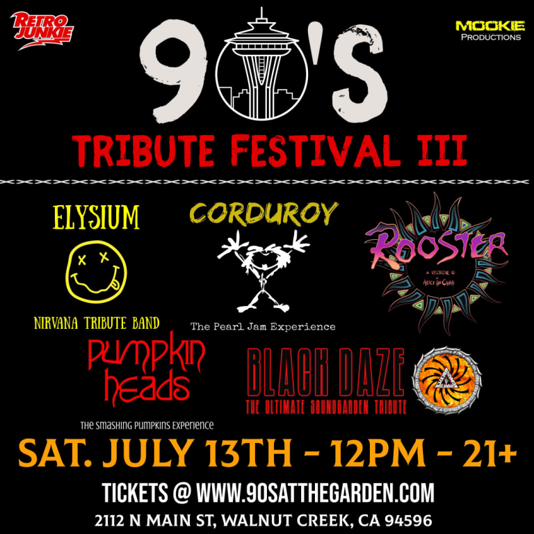 Event - 90's Tribute Festival III - Walnut Creek, California - July 13, 2024 | concert tickets