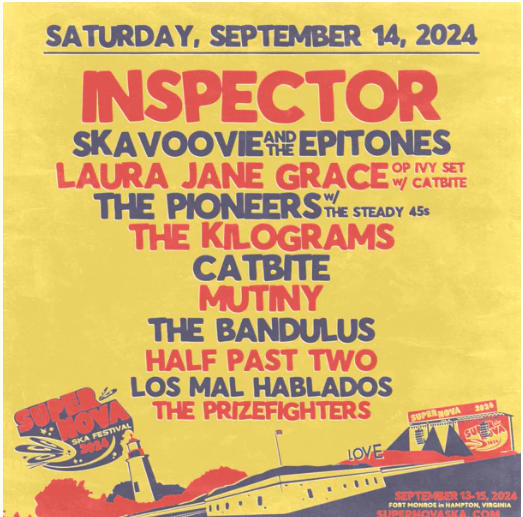 Event - 2024 Supernova International Ska Festival, 14 de Septiembre ! - Hampton, Virginia - September 14, 2024 | concert tickets