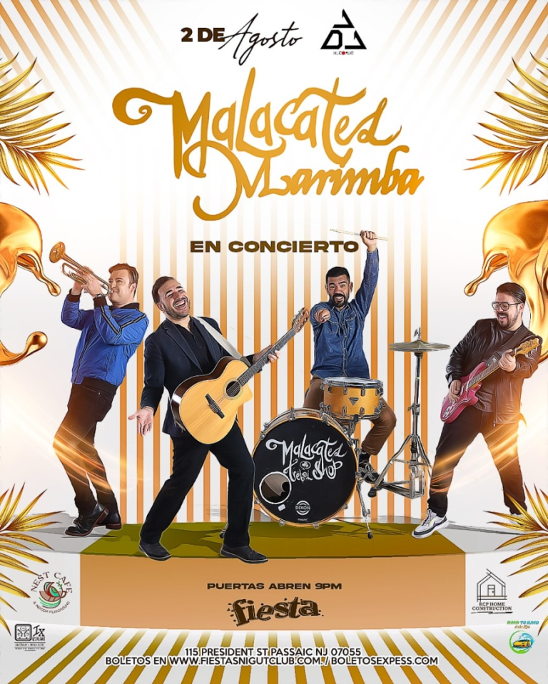 Event - MALACATES MARIMBA - TREBOL SHOW - Passaic, New Jersey - August 2, 2024 | concert tickets