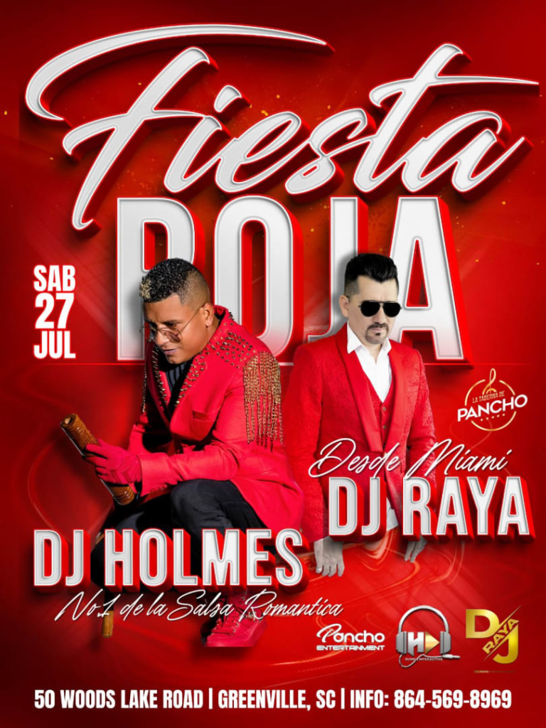Event - FIESTA ROJA GREENVILLE  - Greenville, South Carolina - July 27, 2024 | concert tickets