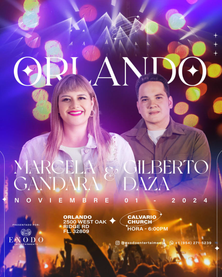 Event - Marcela Gandara & Gilberto Daza en Orlando - Orlando, Florida - November 1, 2024 | concert tickets