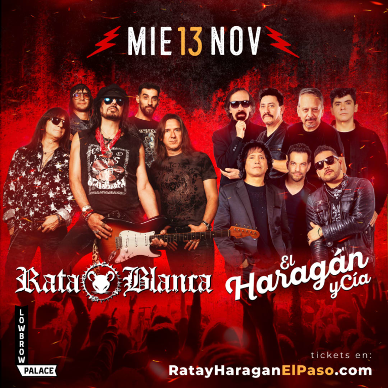 Event - RATA BLANCA , EL HARAGAN Y CIA EN EL PASO - El Paso, Texas - 13 de noviembre de 2024 | concert tickets