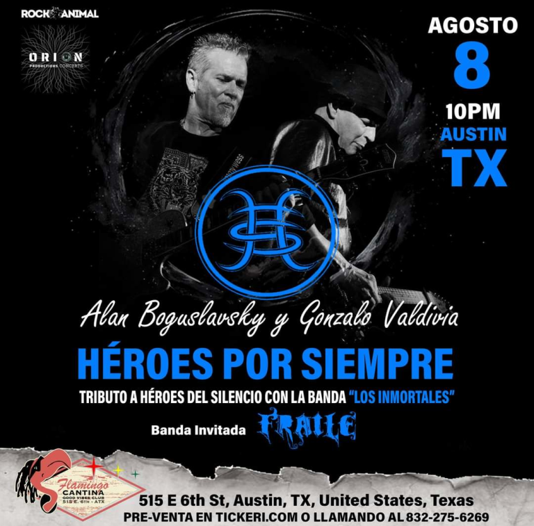 Event - Tributo a Héroes del Silencio  - Austin, Texas - August 8, 2024 | concert tickets