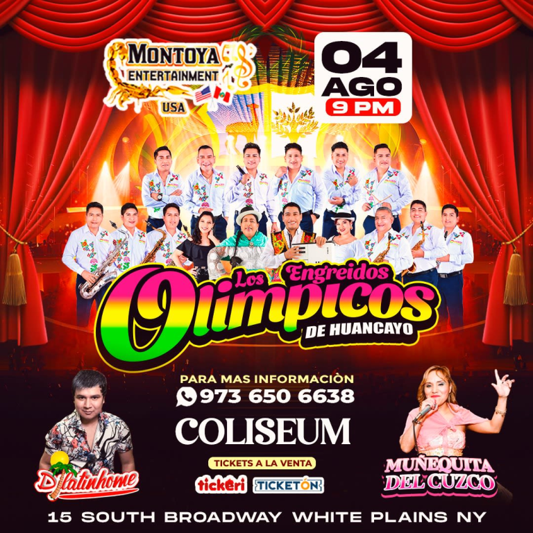 Event - LOS ENGREIDOS OLIMPICOS DE HUANCAYO ! - White Plains, New York - August 4, 2024 | concert tickets