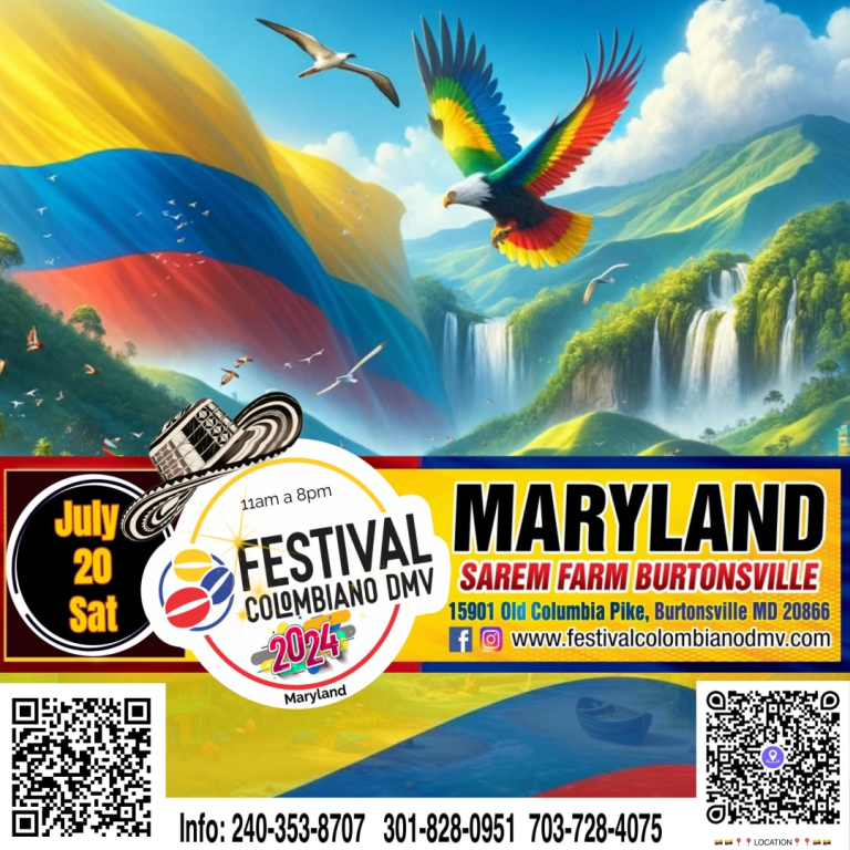 Event - FESTIVAL COLOMBIANO DMV MARYLAND 2024 - Hyattsville, Maryland - July 20, 2024 | concert tickets