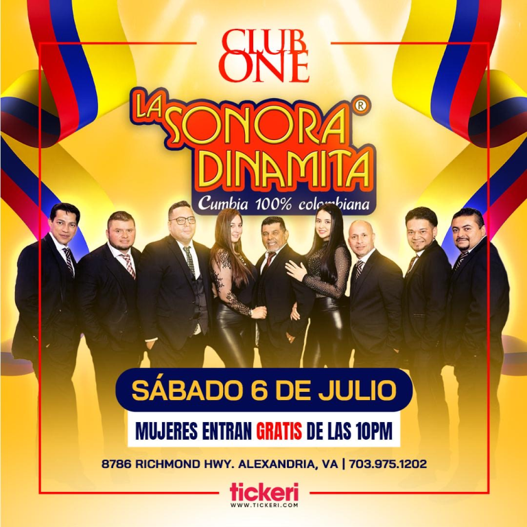 Event - LA SONORA DINAMITA EN CONCIERTO!!! - Alexandria, Virginia - July 6, 2024 | concert tickets