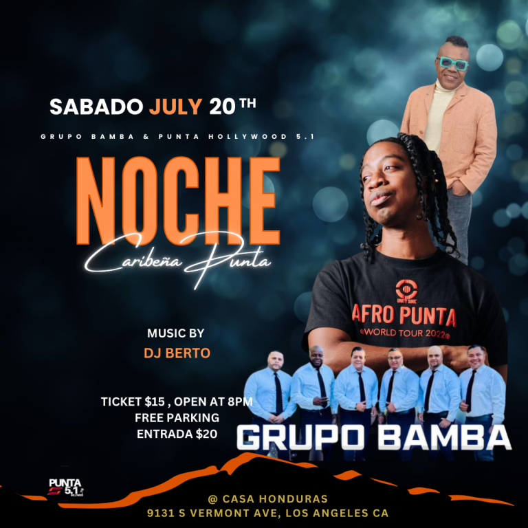 Event - Noche Caribena Punta  - Los Angeles, California - July 20, 2024 | concert tickets