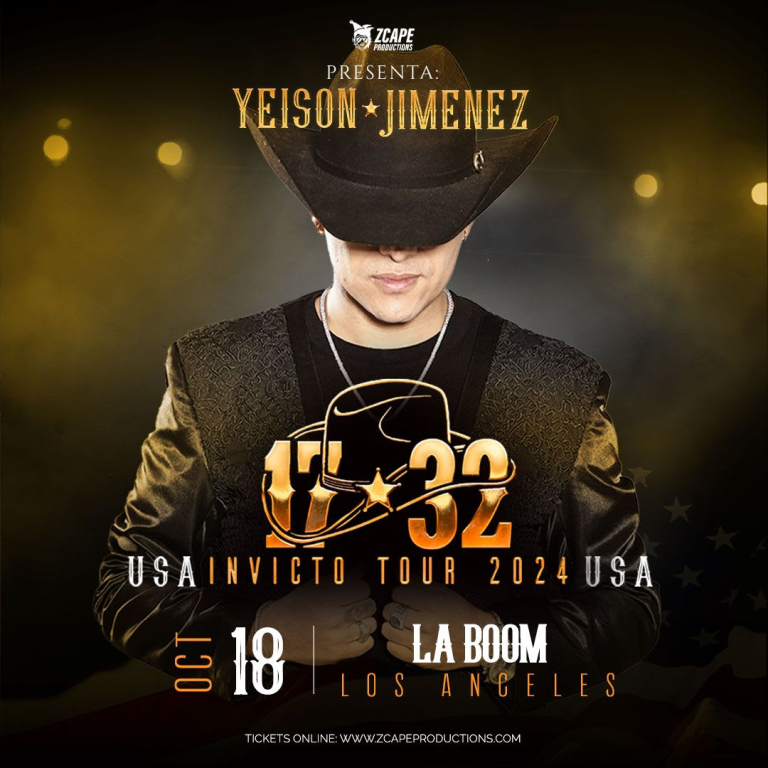 Event - YEISON JIMENEZ EN LOS ANGELES, CALIFORNIA ! - Los Angeles, California - October 18, 2024 | concert tickets