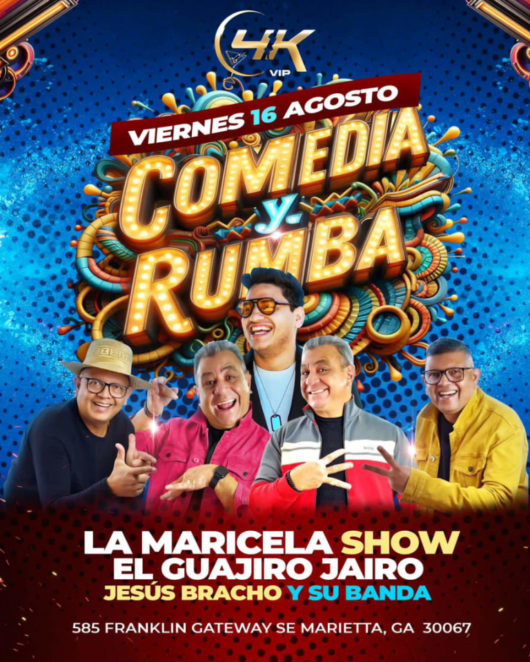 Event - Comedia y Rumba - Marietta, Georgia - August 16, 2024 | concert tickets