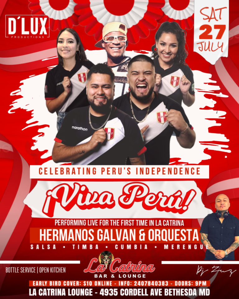Event - Viva Peru!! Hermanos Galvan y Orquesta en vivo!! celebrando fiestas patrias!! - Bethesda, Maryland - 27 de julio de 2024 | concert tickets